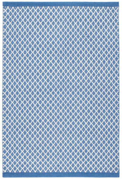 product image for Mainsail French Blue Handwoven Indoor/Outdoor Rug 0