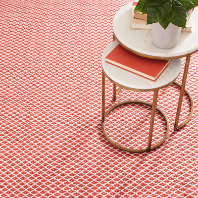 product image for Mainsail Red Handwoven Indoor/Outdoor Rug 86