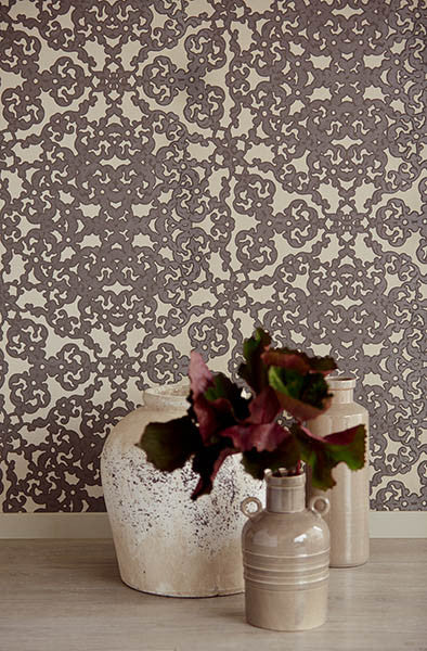 media image for Marisol Chocolate Fractal Wallpaper from the Venue Collection by Brewster Home Fashions 250