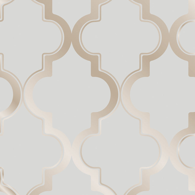 media image for sample marrakesh self adhesive wallpaper in bronze grey design by tempaper 1 27