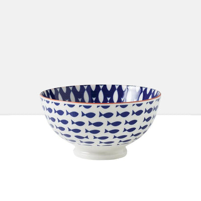 product image for medium kiri porcelain bowl in fish design by torre tagus 1 87