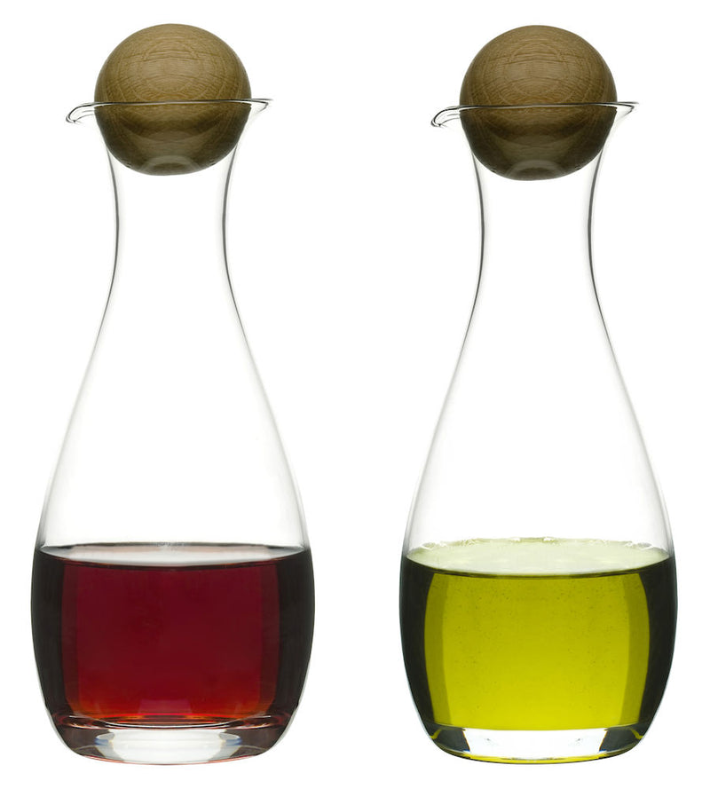 media image for Set of 2 Nature Oil/Vinegar with Oak Stopper 281