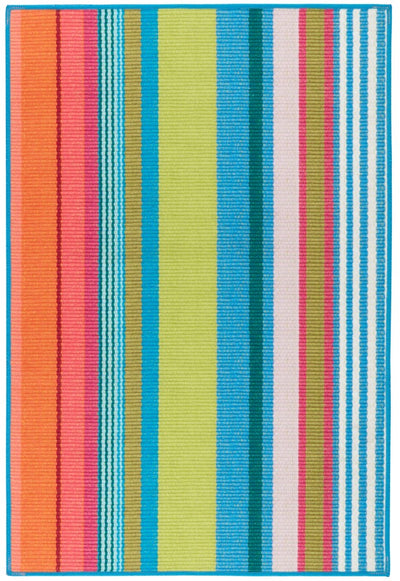 product image for Mellie Stripe Multi Machine Washable Rug 1 79