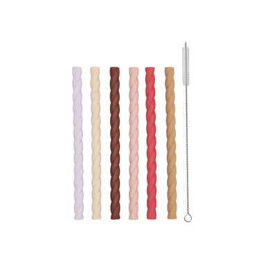 product image of mellow silicone straw set cherry red vanilla 1 59