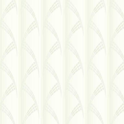 product image for Metropolis Wallpaper in Ivory and White from the Deco Collection by Antonina Vella for York Wallcoverings 89