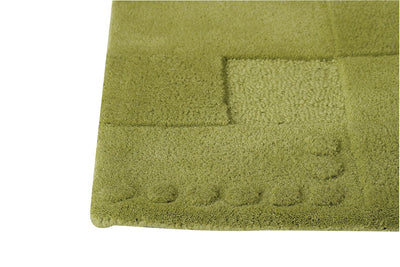 product image for Miami Collection Hand Tufted Wool Area Rug in Green design by Mat the Basics 10