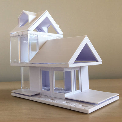 product image for mini dormer 2 0 kids architect scale model house building kit by arckit 12 0