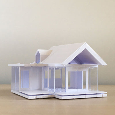 product image for mini dormer 2 0 kids architect scale model house building kit by arckit 13 74