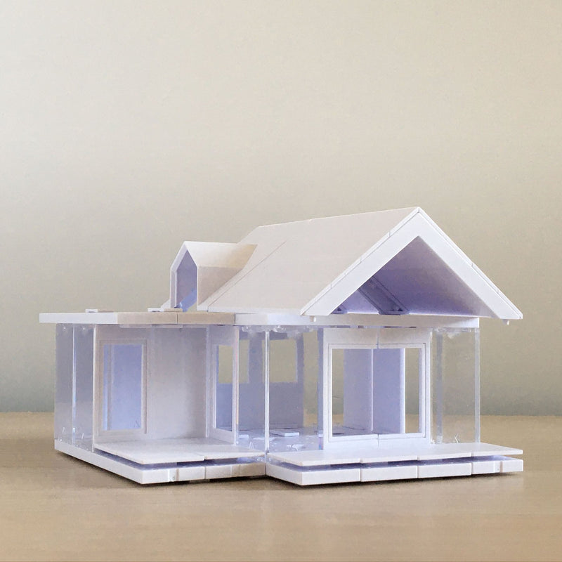 media image for mini dormer 2 0 kids architect scale model house building kit by arckit 13 296