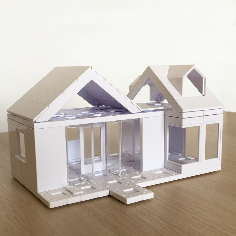 media image for mini dormer 2 0 kids architect scale model house building kit by arckit 11 22