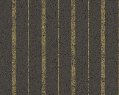 product image of sample modern stripes wallpaper in brown and gold design by bd wall 1 555