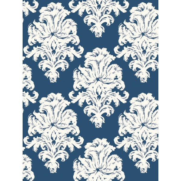 media image for Montserrat Wallpaper in Blue from the Tortuga Collection by Seabrook Wallcoverings 268