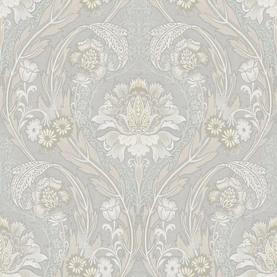 product image of Morrissey Wallpaper in Platinum from the Sanctuary Collection by Mayflower Wallpaper 517