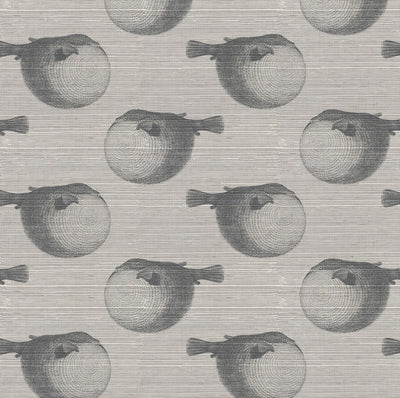 product image of Mr. Blow Grasscloth Wallpaper in Velvet Underground 573