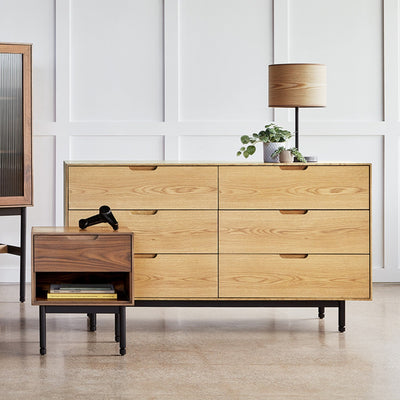 product image for munro 6 drawer dresser by gus modernecdrmun6 wn 8 21