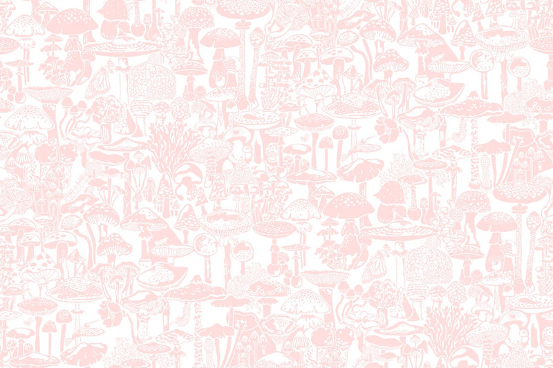 media image for Mushroom City Wallpaper in Daisy design by Aimee Wilder 23
