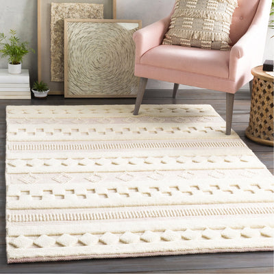product image for Nairobi NAB-2301 Hand Woven Rug in Pale Pink & Cream by Surya 37