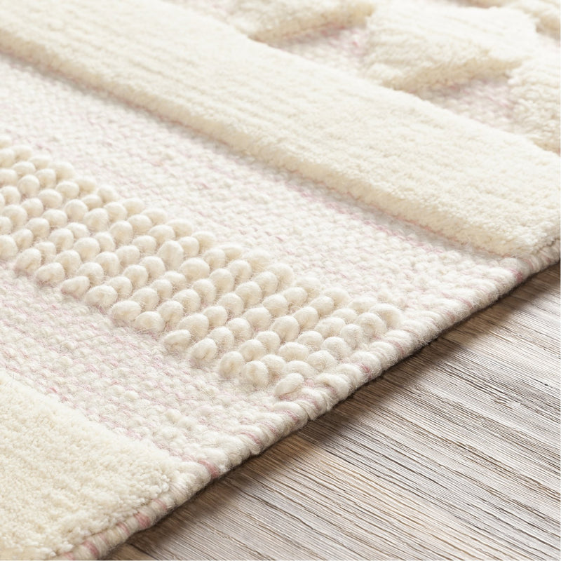media image for Nairobi NAB-2301 Hand Woven Rug in Pale Pink & Cream by Surya 272