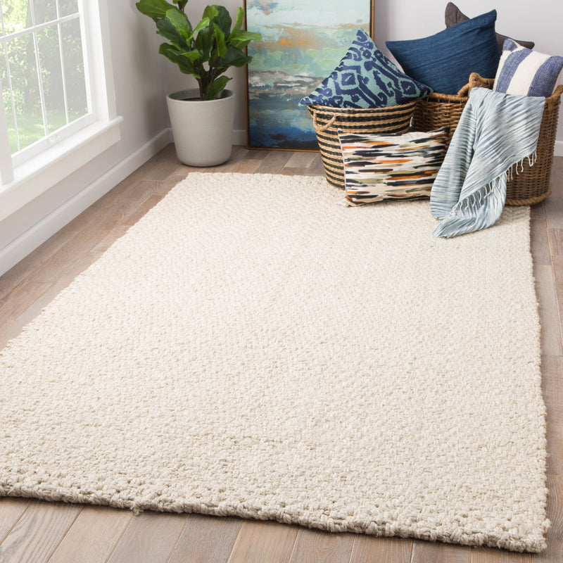 media image for tracie natural solid white area rug by jaipur living 2 243