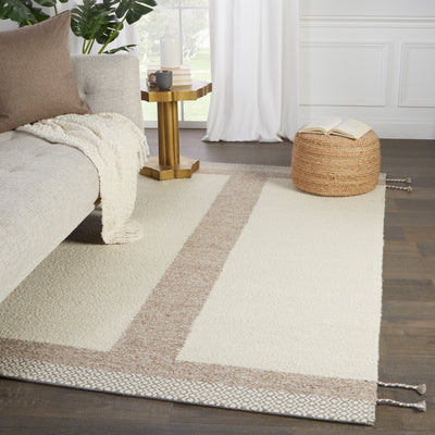 product image for calva handmade geometric cream light tan rug by jaipur living 6 63