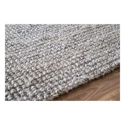 product image for Machine Woven Chunky Loop Rug in Grey design by Nuloom 5