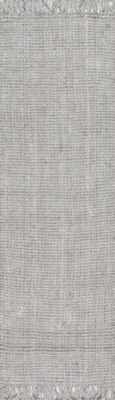 product image for Machine Woven Chunky Loop Rug in Grey design by Nuloom 3