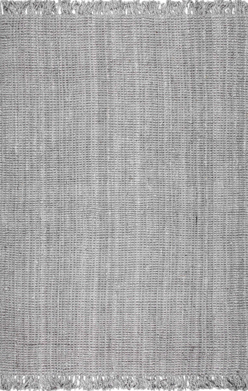 media image for Machine Woven Chunky Loop Rug in Grey design by Nuloom 268