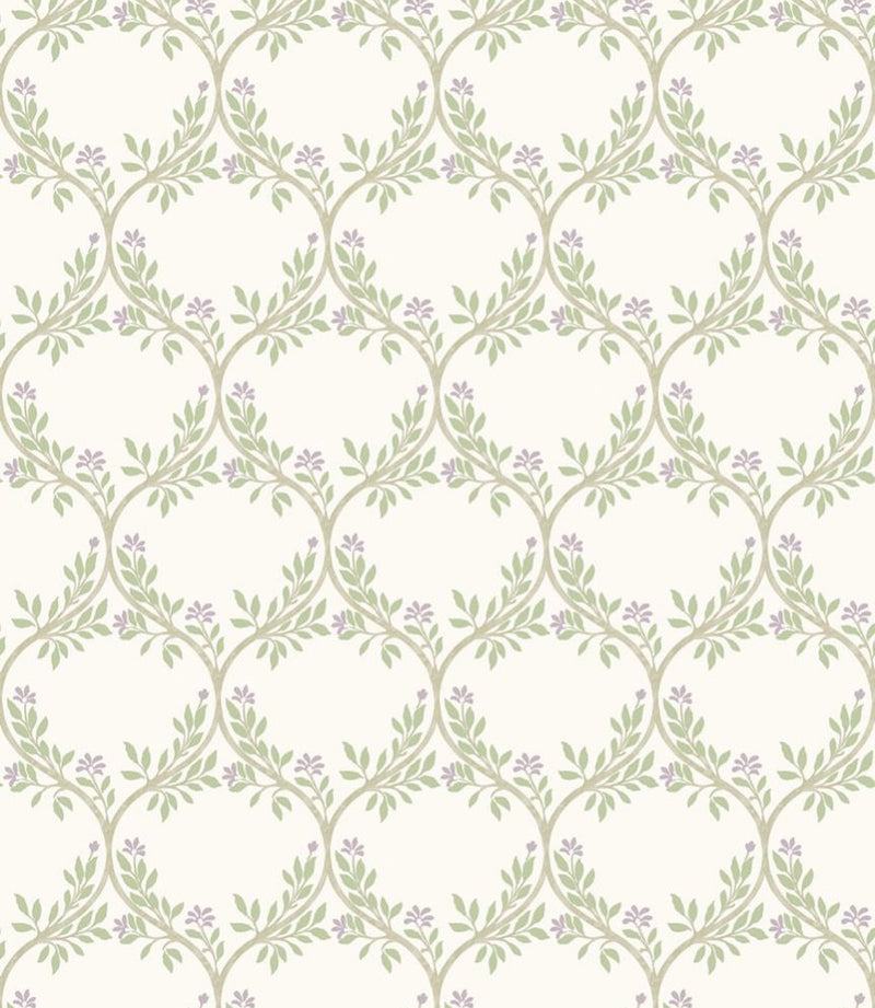 media image for Signature Arber Sage/Lilac Wallpaper by Nina Campbell 21