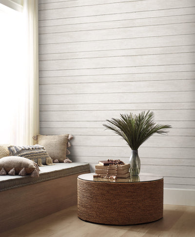 product image for Broad Side Wallpaper in White Wash from the Natural Digest Collection 34