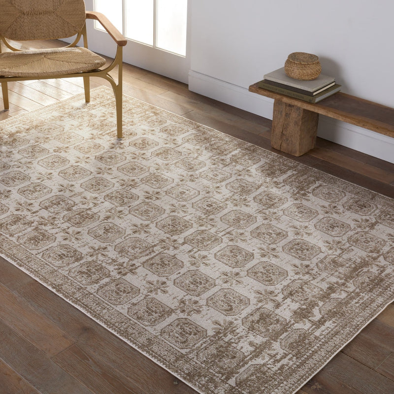 media image for milea trellis tan cream rug by jaipur living rug154352 5 214