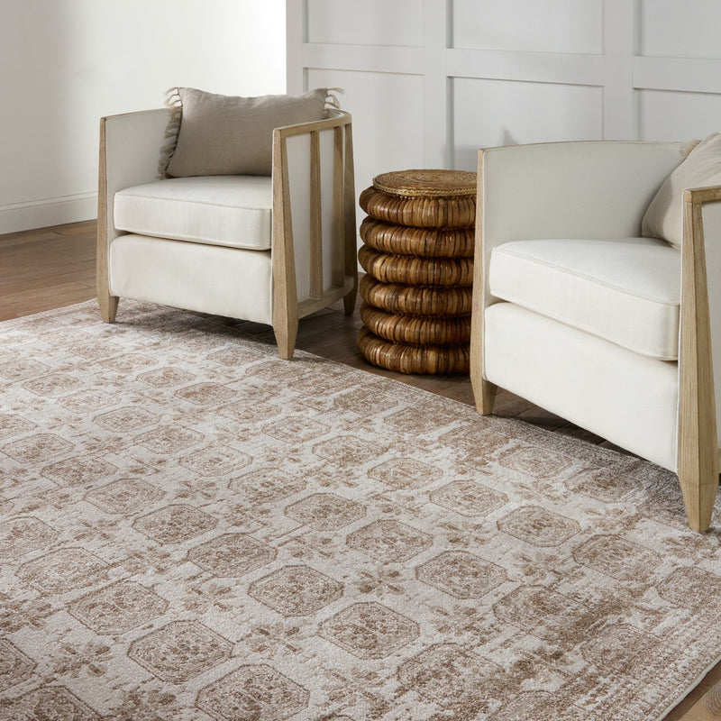 media image for milea trellis tan cream rug by jaipur living rug154352 7 265