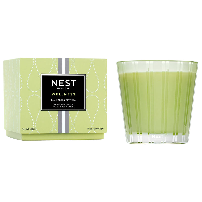 media image for Lime Zest & Matcha 3-Wick Candle 286