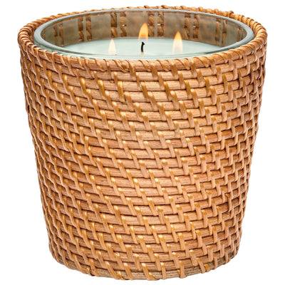product image for Rattan Wild Mint & Eucalyptus 3-Wick Candle 82