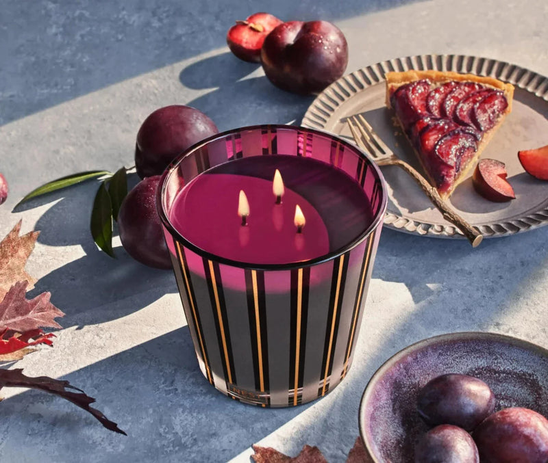 media image for Autumn Plum 3-Wick Candle 217