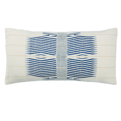 product image for Nagaland Pillow Milak Blue & Cream Pillow 1 80
