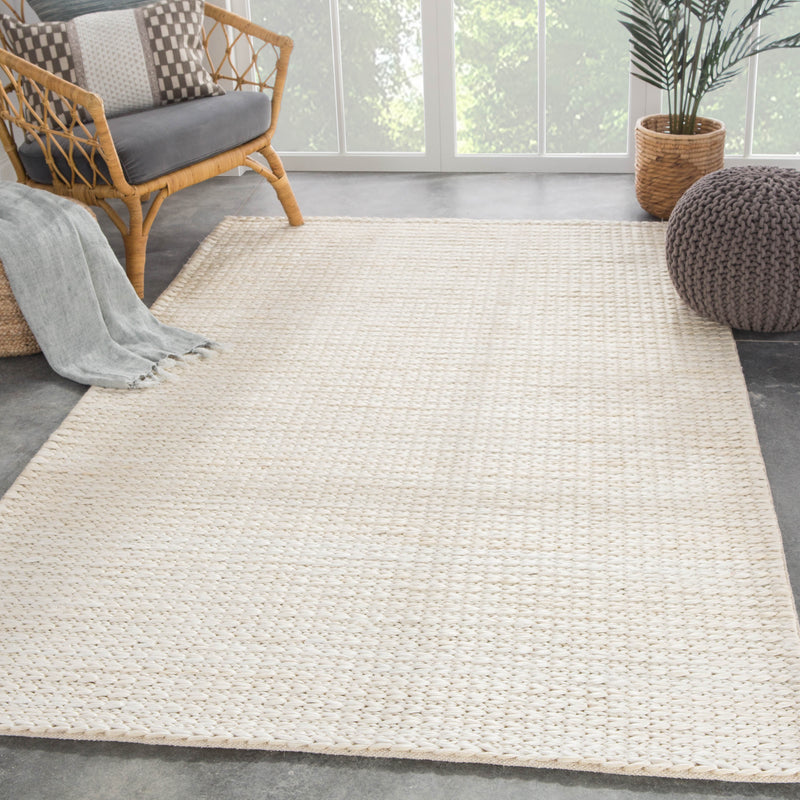 media image for calista solid rug in white swan design by jaipur 5 290