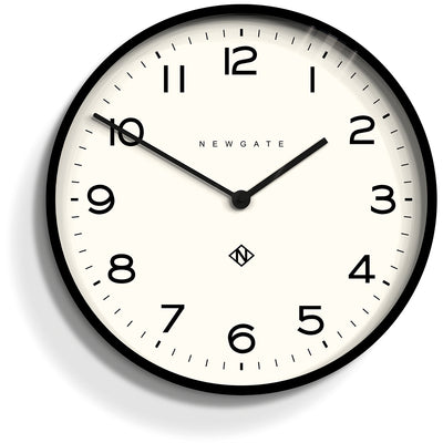 product image of number one clock in black design by newgate 1 516