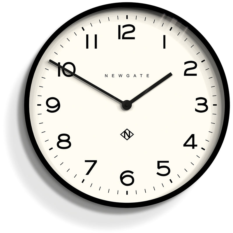 media image for number one clock in black design by newgate 1 277