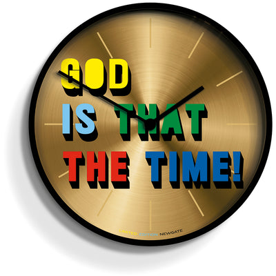 product image of limited edition god is that the time design by newgate 1 54