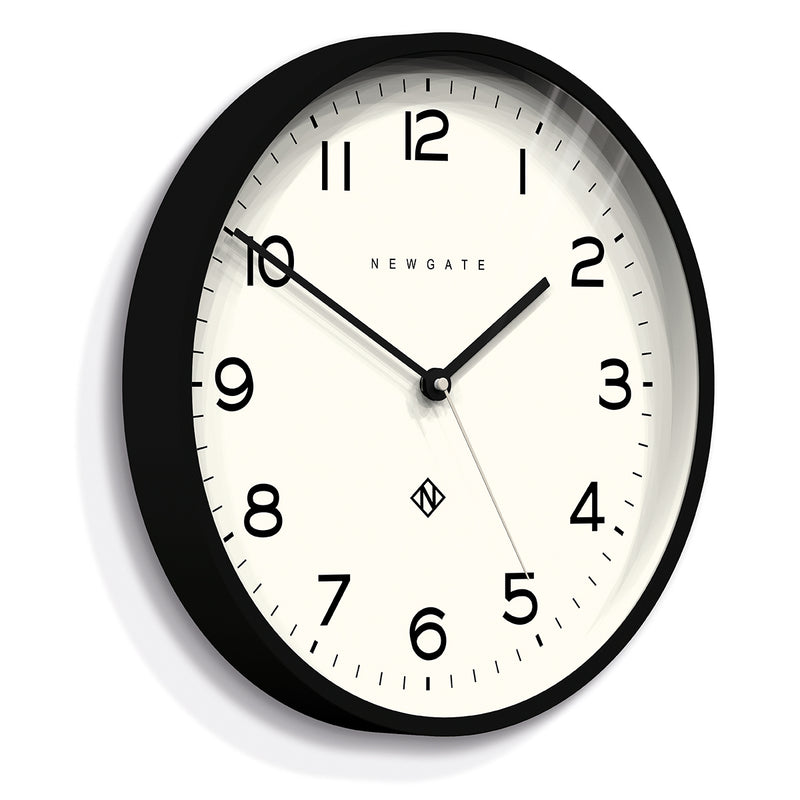 media image for number three echo clock in black design by newgate 2 258