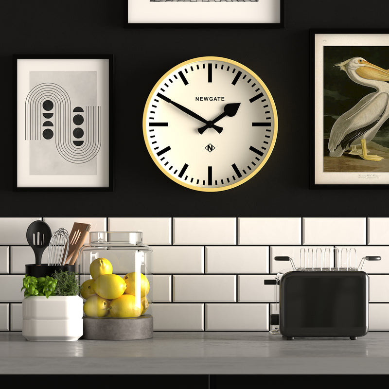 media image for Number Three Railway Wall Clock 287