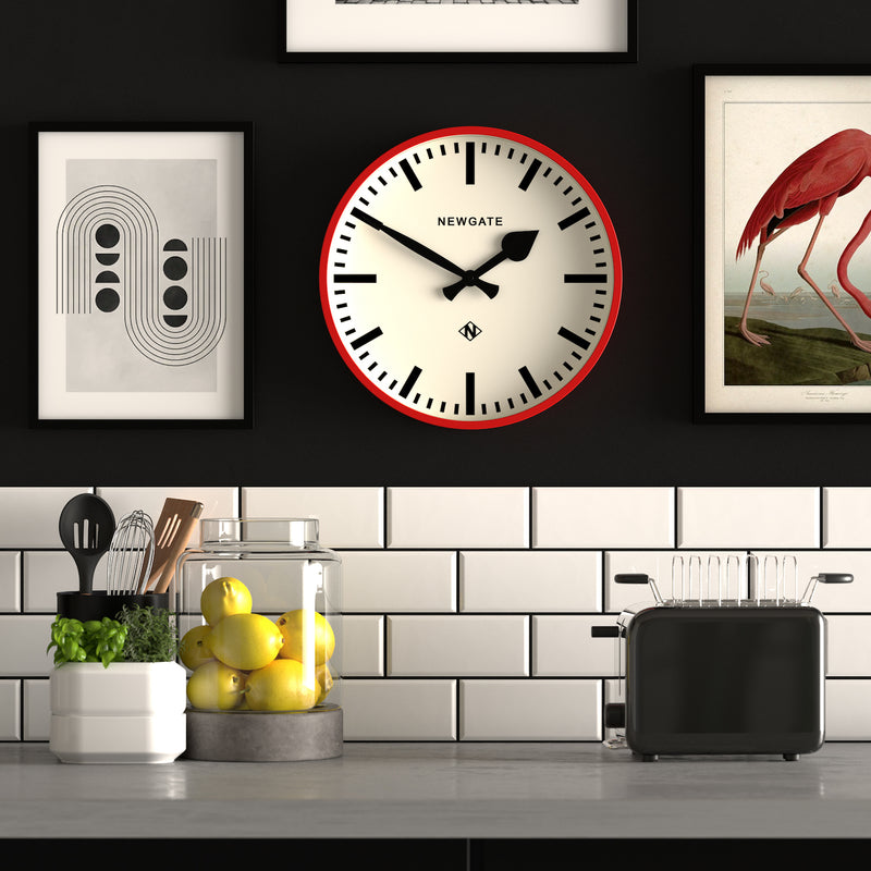 media image for Number Three Railway Wall Clock 290