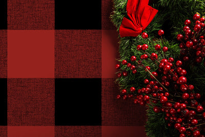 product image for Buffalo Plaid Wallpaper in Red and Black by NextWall 87