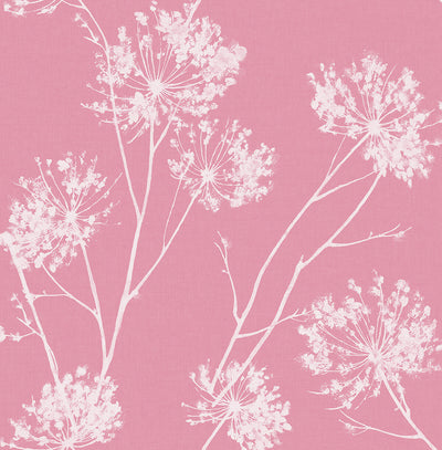 product image of One O'Clocks Peel & Stick Wallpaper in Pink 577