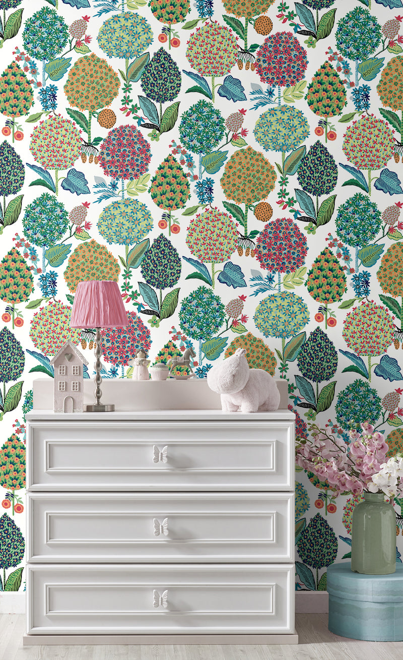 media image for Blooming Bulbs Peel & Stick Wallpaper in Summer Spritz 275