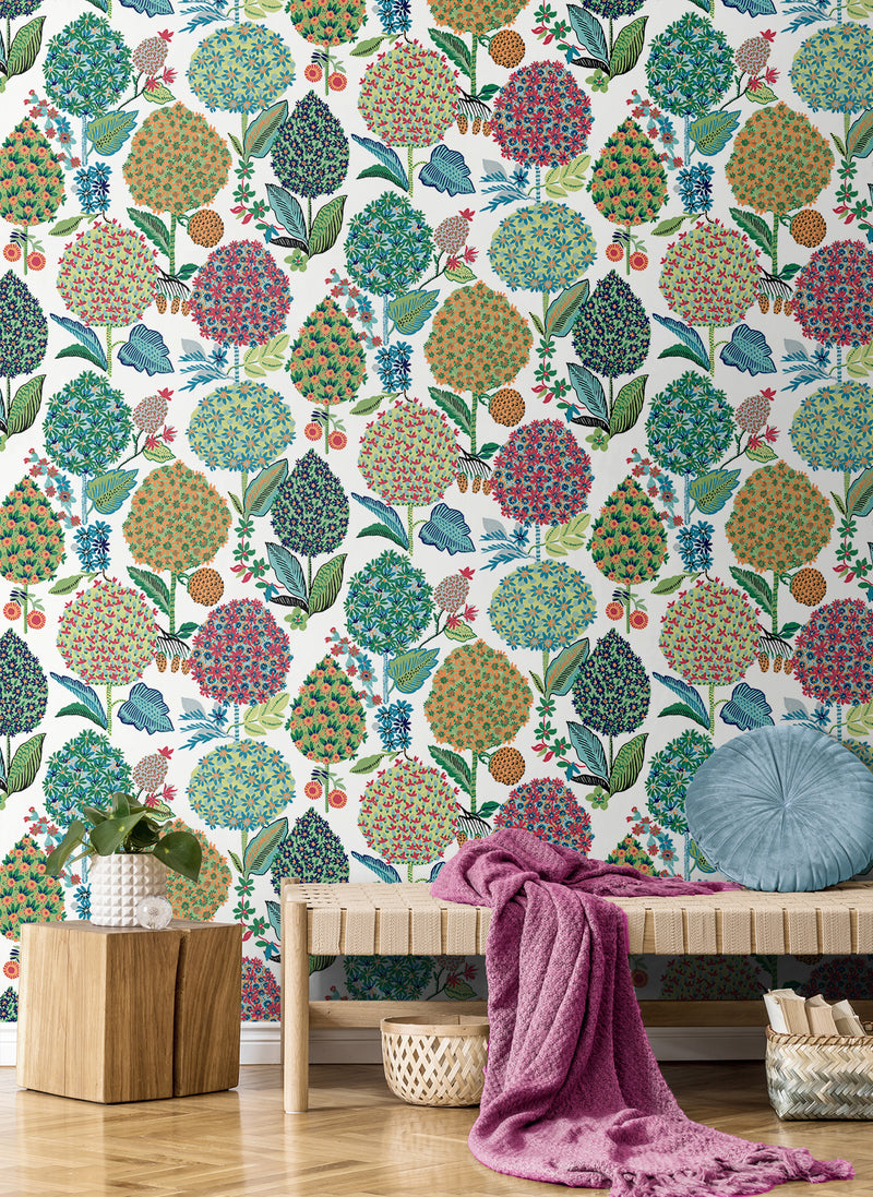 media image for Blooming Bulbs Peel & Stick Wallpaper in Summer Spritz 25