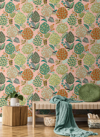product image for Blooming Bulbs Peel & Stick Wallpaper in Posy Pink 31