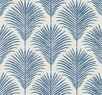 product image for Grassland Palm Peel & Stick Wallpaper in Coastal Blue 61