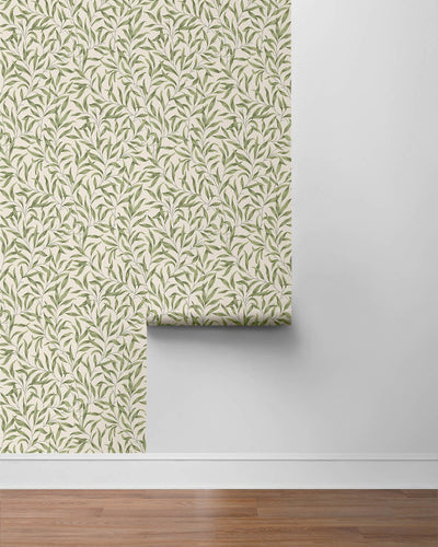 product image for Willow Trail Peel & Stick Wallpaper in Sprig Green 59