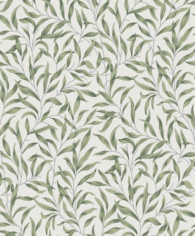 product image for Willow Trail Peel & Stick Wallpaper in Sprig Green 46